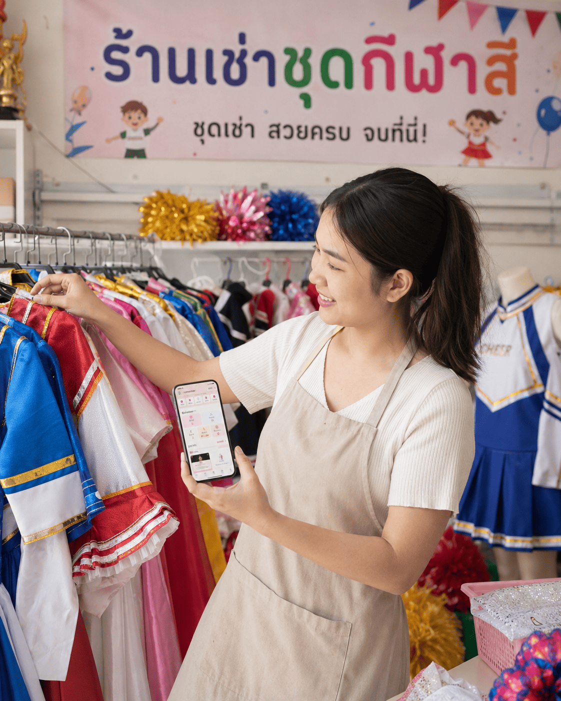 ร้านเช่าชุดกีฬาสี